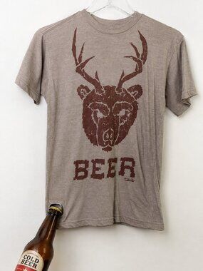 BREW CITY Beer Bottle Opener Pop Top Shirt